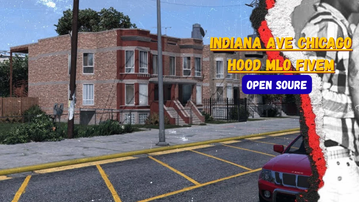 Indiana Ave Chicago Hood MLO FiveM | Open Source Gang Map